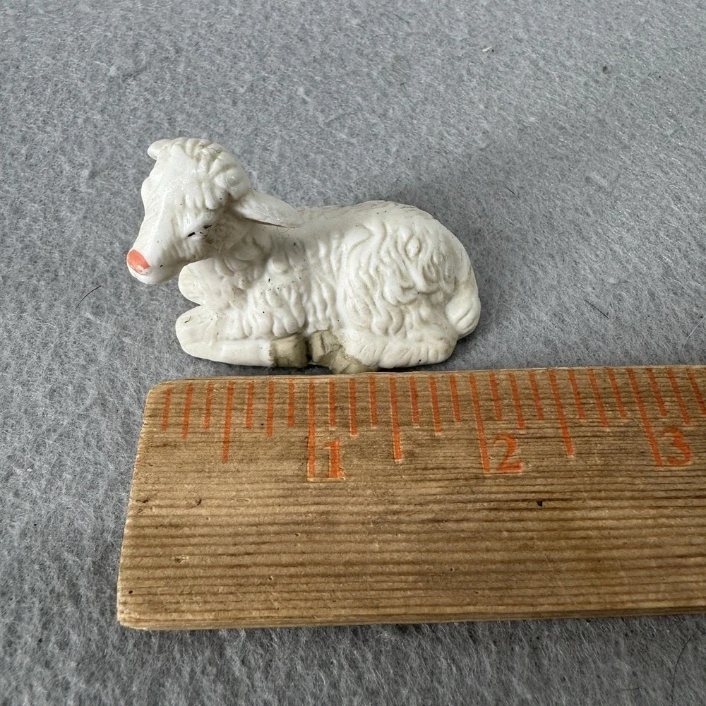 Vtg O'Well‎ Grandeur Noel Nativity Figurine Lamb Sheep Replacement Religious